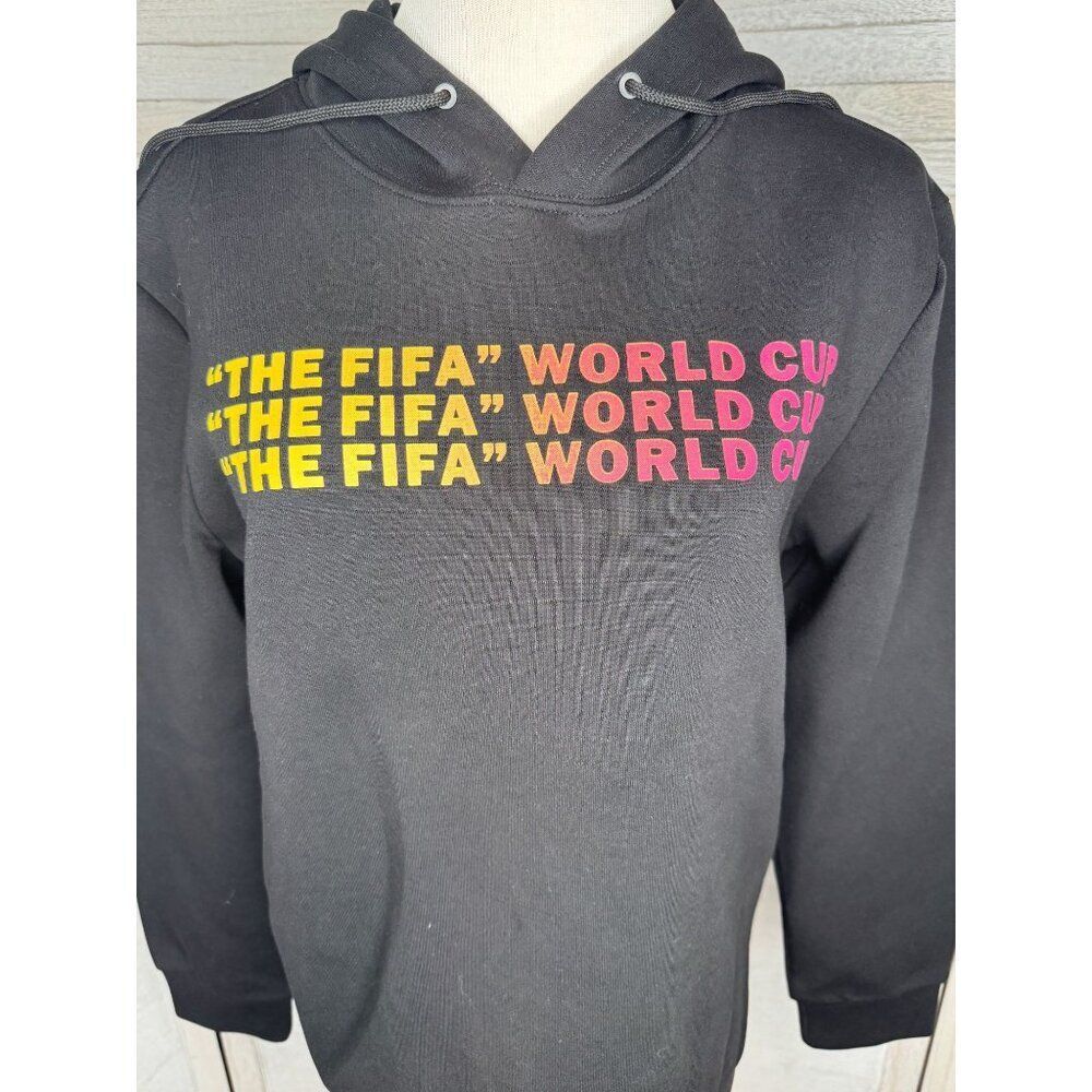 FIFA Club World Cup Black Hoodie Sweatshirt Size S